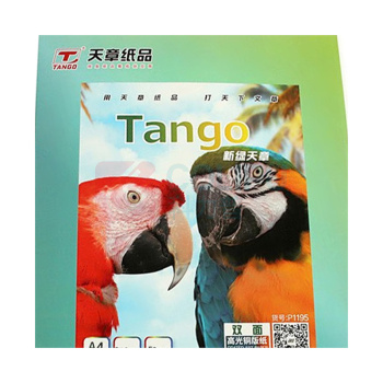 天章 新绿天章双面高光铜版纸 P1191 A4 250g 50张/包