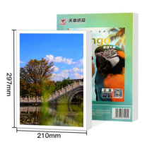 新绿天章 双面高光铜版纸 P1193 A4 157g 50张/包