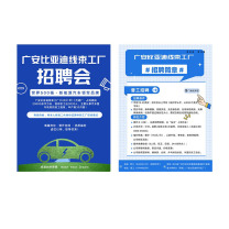龙仕康 传单 双面彩色印刷 16开 260mm*184mm 铜版纸材质