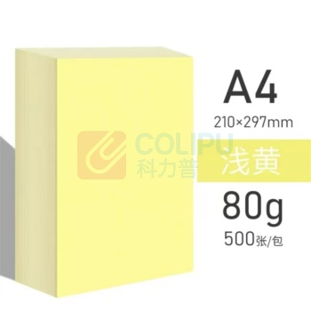 朝阳 80克彩纸 A4 500张/包 5包/箱 (颜色随机)