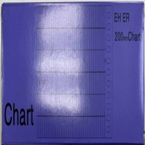 天章 仪表温度记录纸 EH05035 测量范围：0-1200 尺寸：200*75mm 一本20米、3本/盒 (本色)