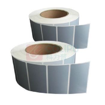 汉步 条码标签纸 双排40*20mm*5000 哑银PET电子产品标签打印纸 条码机专用 (银色)