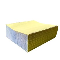 晨鸣 ChenMing 针式打印纸 241-4-1/3 241×279.4mm 80g 可撕边 三等分 四联 (彩色) 1000张/包