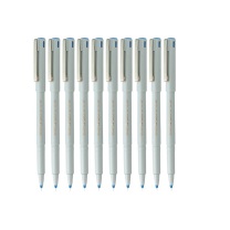 斑马牌 ZEBRA 拔帽签字笔 BE-100 0.5mm (蓝色) 10支/盒
