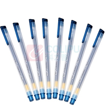 晨光 M&G 拔帽中性笔 GP-1280 0.5mm (墨蓝色) 12支/盒 (替芯:MG6139)TS