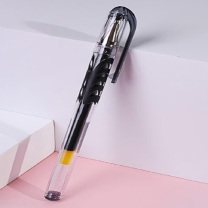 百乐 PILOT 签字笔 BL-WG 0.5mm单支装 (黑色) 子弹头式滑力笔中性墨水笔办公学生考试用笔