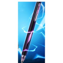 点石 时空舱按动中性笔 DS-0157D 【黑紫杆精品装】(1笔+2黑芯)