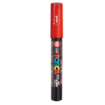 三菱 uni 马克笔 PC-1M 极细0.7mm (红色) 水彩笔