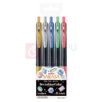 斑马牌 ZEBRA 中性笔5色套装 JJ15-5C-SH 0.5mm
