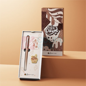 毕加索 PICASSO 冰淇淋系列签字笔套装 0.5mm (摩卡棕)