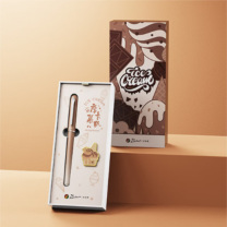 毕加索 PICASSO 冰淇淋系列签字笔套装 0.5mm (摩卡棕)