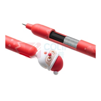 KACO POPUP 灵悦 中性笔 童话雪屋 POPUP 0.5mm (黑色) 中性笔*1,笔芯*1,笔杆颜色随机