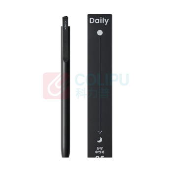 KACO 好写DAILY按动中性笔 K1603 0.5mm (黑色) 黑色笔杆