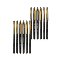 三菱 uni 黑色中性笔 UBA-188C-M 0.5mm (黑金黑芯)