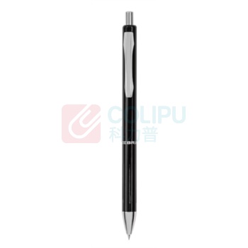 斑马牌 ZEBRA 签字笔 C-JJ5-CN 0.5mm,晶灿按动 (黑色) 黑杆黑芯