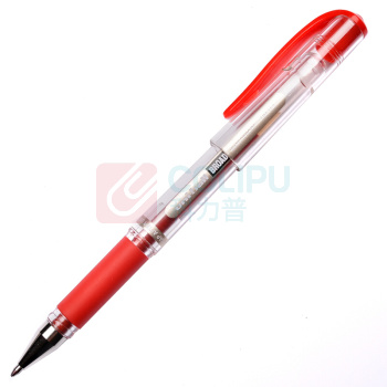 三菱 uni 拔帽中性笔 UM-153 1.0mm (红色) 12支/盒 (替芯:UMR-10)