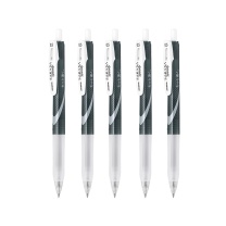 斑马牌 ZEBRA 子弹头大容量中性笔 JJZ33 0.5mm (黑杆黑色) 5支装 DC