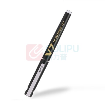 百乐 PILOT 直液式走珠笔 BXC-V7 0.7mm (黑色) 中性笔 塑料