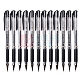 三菱 uni 拔帽中性笔 UM-153 1.0mm (黑色) 12支/盒 (替芯:UMR-10)(大包装)