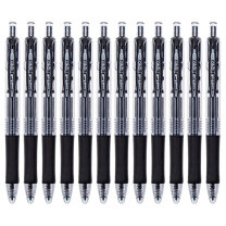 三菱 uni 按动中性笔 UMN-152 0.5mm (黑色) 12支/盒 (替芯:UMR-85N)(大包装)塑料