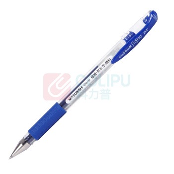 三菱 uni 极细防水双珠啫喱笔中性笔 UM-151-38 0.38mm (蓝色) 10支/盒 塑料