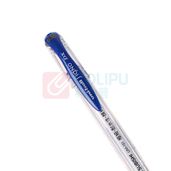 三菱 uni 极细防水双珠啫喱笔中性笔 UM-151-38 0.38mm (蓝色) 10支/盒 塑料