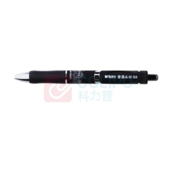 晨光 M&G 按动中性笔 AGPK3507 0.5mm (黑色) 12支/盒 (替芯:G-5)(大包装) 塑料