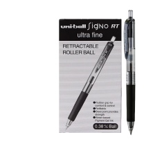 三菱 uni 按压式中性笔 UMN-138 0.38mm (黑色) 12支/盒 (替芯:UMR-83)(大包装)塑料