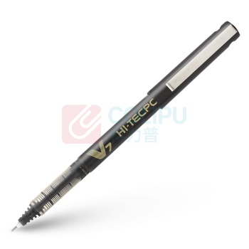 百乐 PILOT 拔帽式签字笔 BX-V7 0.7MM (黑色) 12支/盒 中性笔 塑料