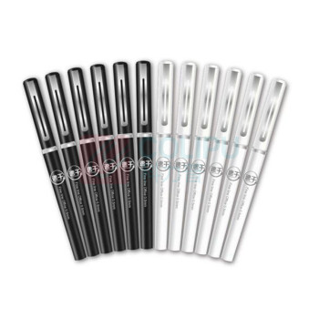 晨光 M&G 拔帽直液式全针管速干签字笔 ARP57501 0.5mm (黑色) 12支/盒 (替芯 8001)