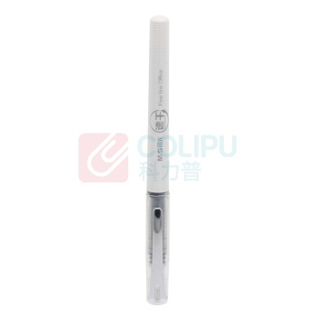 晨光 M&G 拔帽直液式全针管速干签字笔 ARP50904 0.38mm (黑色) 12支/盒 (笔杆黑、白两种随机发货)