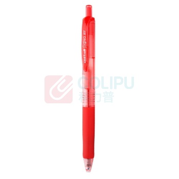 三菱 uni 按压式中性笔 UMN-105 0.5mm (红色) 12支/盒 (替芯 UMR-85N)塑料
