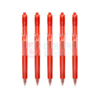 三菱 uni 按动中性笔 UMN-138 0.38mm (红色) 12支/盒 (替芯 UMR-83)塑料