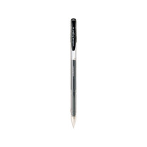 三菱 uni 拔帽双珠啫喱笔 UM-100-05 0.5mm (黑色) 10支/盒 (替芯:UMR-5)中性笔 塑料