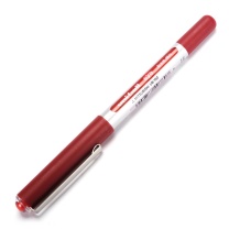 三菱 uni 拔帽直柱式耐水性走珠笔 UB-150 0.5mm (红色) 10支/盒 中性笔 塑料