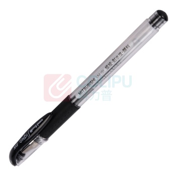 三菱 uni 拔帽极细防水双珠啫喱笔 UM-151-38 0.38mm (黑色) 10支/盒 (替芯:UMR-1A)