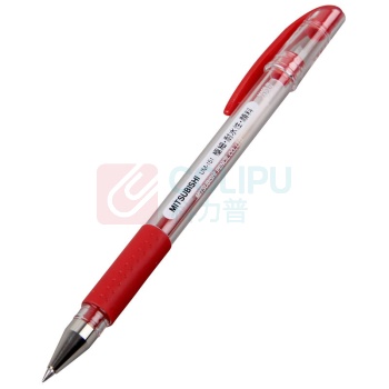 三菱 uni 拔帽极细防水双珠啫喱笔 UM-151-38 0.38mm (红色) 10支/盒 (替芯:UMR-1A)
