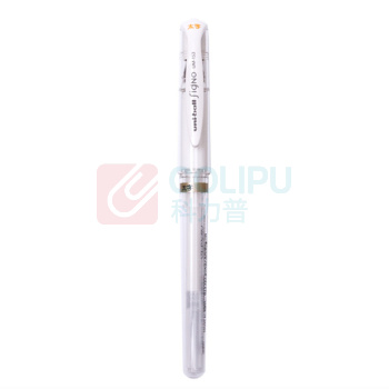 三菱 uni 拔帽中性笔 UM-153 1.0mm (白色) 10支/盒