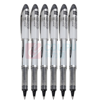 三菱 uni 拔帽高科技抗压签字笔 UB-200 0.8mm (黑色) 12支/盒 中性笔 塑料