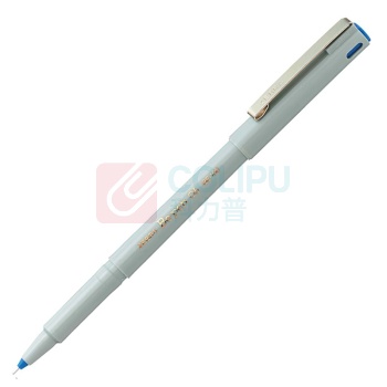 斑马牌 ZEBRA 拔帽签字笔 BE-100 0.5mm (蓝色) 10支/盒