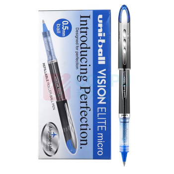 三菱 uni 拔帽高科技走珠笔 UB-205 0.5mm (蓝色) 12支/盒