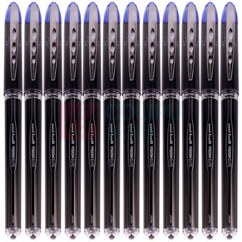 三菱 uni 拔帽高科技走珠笔 UB-205 0.5mm (蓝色) 12支/盒