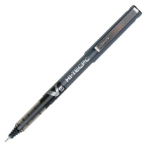 百乐 PILOT 拔帽式签字笔 BX-V5 0.5mm (黑色) 12支/盒 中性笔 塑料