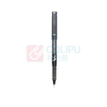 百乐 PILOT 拔帽式签字笔 BX-V5 0.5mm (黑色) 12支/盒 中性笔 塑料