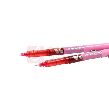 百乐 PILOT 拔帽式签字笔 BX-V5 0.5mm (粉红色) 12支/盒