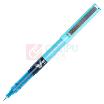 百乐 PILOT 拔帽式签字笔 BX-V5 0.5mm (浅蓝色) 12支/盒