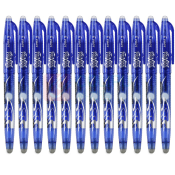 百乐 PILOT 拔帽摩磨擦中性笔 LFB-20EF 0.5mm (蓝色) 12支/盒 塑料