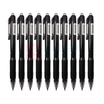 斑马牌 ZEBRA 按动真好啫喱笔 C-JJ3-CN 0.5mm (黑色) 10支/盒 (大包装)