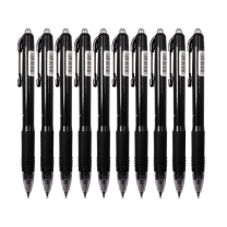 斑马牌 ZEBRA 按动真好啫喱笔 C-JJ3-CN 0.5mm (黑色) 10支/盒 (大包装)