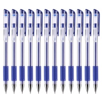 晨光 M&G 拔帽中性笔 Q7 0.5mm (蓝色) 12支/盒 (替芯 MG6102)塑料